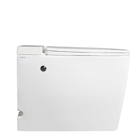 Унитаз приставной ABBER Rechteck AC1212P белый с импульсным смывом с крышкой микролифт Унитаз приставной ABBER Rechteck AC1212P белый с импульсным смывом с крышкой микролифт