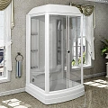 Душевая кабина Radomir Диана 108х118 1-05-1-0-0-0640 поддон с каркасом и сифоном, стекло прозрачное, функция Пар, FM-приемник, освещение, вентиляция, профиль белый Душевая кабина Radomir Диана 108х118 1-05-1-0-0-0640 поддон с каркасом и сифоном, стекло прозрачное, функция Пар, FM-приемник, освещение, вентиляция, профиль белый