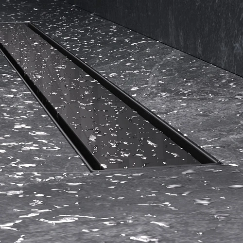 Душевой лоток AM.PM Master Flow W01SC-U11-080-04BM Tile 80см, черный матовый Душевой лоток AM.PM Master Flow W01SC-U11-080-04BM Tile 80см, черный матовый