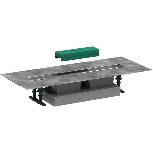 Душевой лоток Hansgrohe uBox universal для установки вровень с полом, внешняя часть слива 60 см 56016180. Душевой лоток Hansgrohe uBox universal для установки вровень с полом, внешняя часть слива 60 см 56016180.