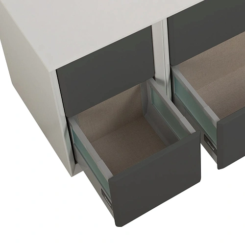 Шкаф CEZARES BELLAGIO 55302 Grigio nuvola подвесной совместимый с базой под раковину Шкаф CEZARES BELLAGIO 55302 Grigio nuvola подвесной совместимый с базой под раковину