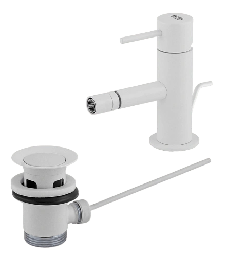 Смеситель для биде Remer X Style X20BO, белый матовый Смеситель для биде Remer X Style X20BO, белый матовый
