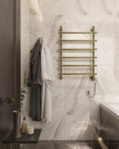 Полотенцесушитель электрический EWRIKA Медея B3 80х50 R, состаренная бронза 473281 Полотенцесушитель электрический EWRIKA Медея B3 80х50 R, состаренная бронза 473281