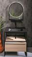 Детальная картинка товара «тумба под консоль armadi art loft 80 light wood, 1 полка 894-080-l»