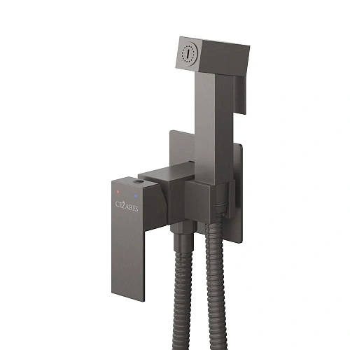 Гигиенический душ CEZARES SLIDER-DIF-GM оружейная сталь Гигиенический душ CEZARES SLIDER-DIF-GM оружейная сталь