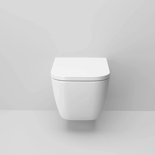 Унитаз подвесной Ambassador Forsa 243K19002RS (510x360x350) безободковый с сиденьем Унитаз подвесной Ambassador Forsa 243K19002RS (510x360x350) безободковый с сиденьем