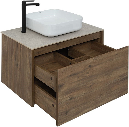 Тумба под раковину Aquanet Nova Lite 75 дуб рустикальный (1 ящик) 00249514 Тумба под раковину Aquanet Nova Lite 75 дуб рустикальный (1 ящик) 00249514