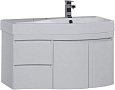 Тумба под раковину Aquanet Сопрано 95 R белый (2 дверцы 2 ящика) 00169633 Тумба под раковину Aquanet Сопрано 95 R белый (2 дверцы 2 ящика) 00169633