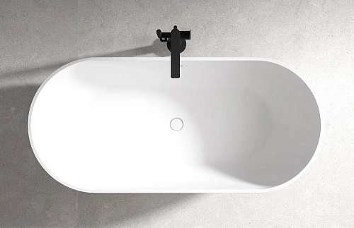 Ванна отдельностоящая ABBER AB9241 172x79 универсальная, белая акриловая Ванна отдельностоящая ABBER AB9241 172x79 универсальная, белая акриловая