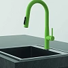 Смеситель для кухни Kaiser Vita с вытяжной лейкой, под фильтр зеленый 43344-21 Смеситель для кухни Kaiser Vita с вытяжной лейкой, под фильтр зеленый 43344-21
