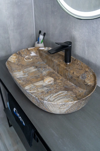 Раковина Gid Mnc346T 54471 накладная под камень глянцевая 61x41x14 Раковина Gid Mnc346T 54471 накладная под камень глянцевая 61x41x14