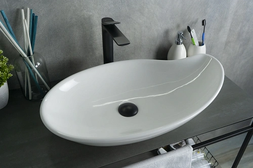 Раковина Gid N9052 51116 накладная белая 65x38x14 Раковина Gid N9052 51116 накладная белая 65x38x14