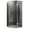 Картинка анонса товара «душевой уголок abber ewiges wasser ag05100 100x100 см универсальный, профиль хром, стекло прозрачное»