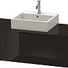 Тумба под раковину Duravit XSquare XS490204040 120 см черный глянцевый Тумба под раковину Duravit XSquare XS490204040 120 см черный глянцевый