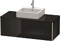 Тумба под раковину Duravit XSquare XS490204040 120 см черный глянцевый Тумба под раковину Duravit XSquare XS490204040 120 см черный глянцевый