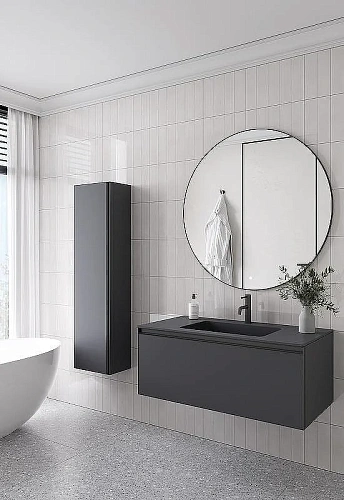 Тумба под раковину Armadi Art QUATRO 1 100CM ANTHRACITE цвет профиль ANTHRACITE 790-M1-100-A-A антрацит Тумба под раковину Armadi Art QUATRO 1 100CM ANTHRACITE цвет профиль ANTHRACITE 790-M1-100-A-A антрацит