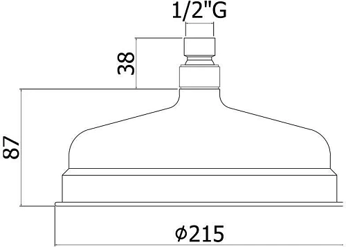Верхний душ Paffoni Belinda ZSOF046CR Верхний душ Paffoni Belinda ZSOF046CR