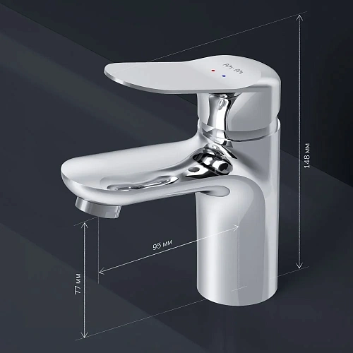 Смеситель для раковины AM.PM Sunny F85C02100 хром Смеситель для раковины AM.PM Sunny F85C02100 хром