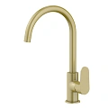 Смеситель для кухни Aquatek Оберон AQ1282BG золото шлифованное Смеситель для кухни Aquatek Оберон AQ1282BG золото шлифованное
