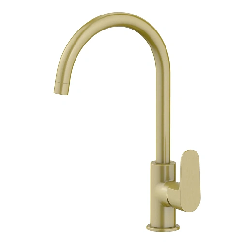 Смеситель для кухни Aquatek Оберон AQ1282BG золото шлифованное Смеситель для кухни Aquatek Оберон AQ1282BG золото шлифованное