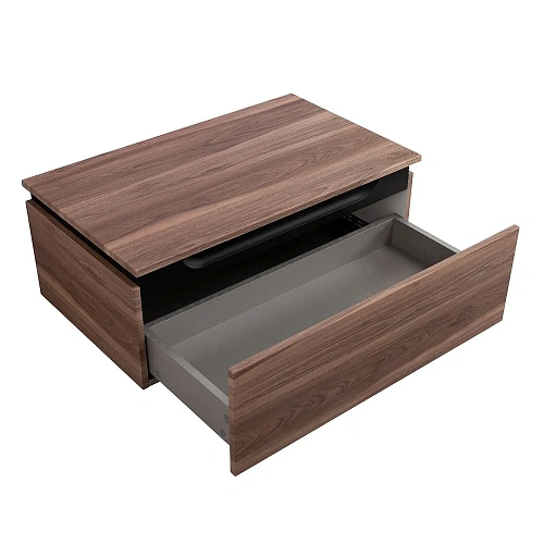 Тумба CEZARES SLIDER-800-1C-PI-NA орех дымчатый 766x480 подвесная/напольная Тумба CEZARES SLIDER-800-1C-PI-NA орех дымчатый 766x480 подвесная/напольная