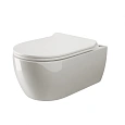 Унитаз подвесной Ceramica Nova Simple CN1302 с ультра-тонким сиденьем SoftClose Унитаз подвесной Ceramica Nova Simple CN1302 с ультра-тонким сиденьем SoftClose