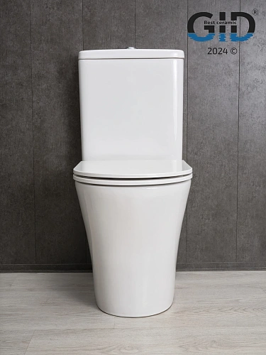 Унитаз напольный Gid Tn2124 62244Y белый 60.5x36x82.5 с крышкой микролифт Унитаз напольный Gid Tn2124 62244Y белый 60.5x36x82.5 с крышкой микролифт