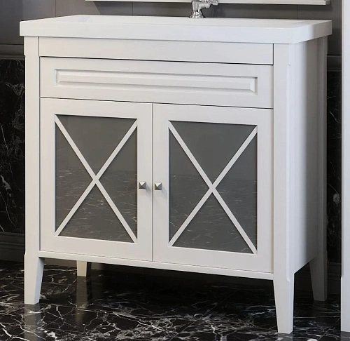 Тумба под раковину Opadiris Палермо 90 белый матовый Z0000008551 Тумба под раковину Opadiris Палермо 90 белый матовый Z0000008551