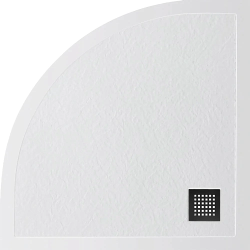 Душевой поддон BelBagno UNO TRAY-MR-UNO-R-80-550-35-W-NO из искусственного мрамора с сифоном Душевой поддон BelBagno UNO TRAY-MR-UNO-R-80-550-35-W-NO из искусственного мрамора с сифоном