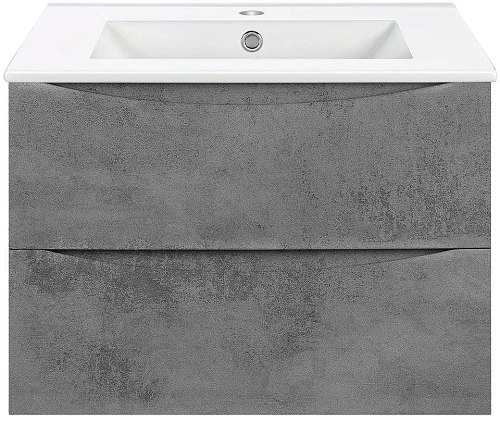 Тумба под раковину Vincea Mia 60 см, подвесная, серый бетон, VMC-2MC600BT Тумба под раковину Vincea Mia 60 см, подвесная, серый бетон, VMC-2MC600BT