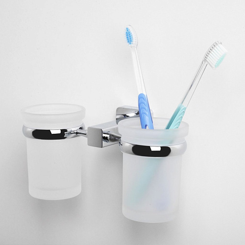 Стакан WasserKRAFT Lippe K-6528D хром Стакан WasserKRAFT Lippe K-6528D хром