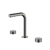 Картинка анонса товара «смеситель для раковины boheme stick 152-gm.2 touch на 3 отверстия gun metal»