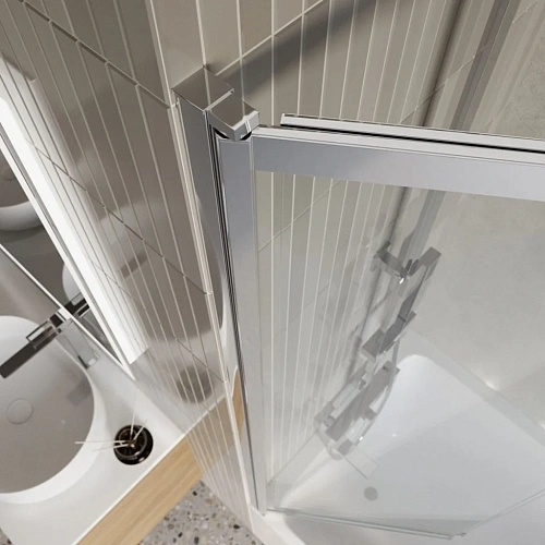 Шторка на ванну BelBagno LUCE-VF-11-80/145-C-Cr Шторка на ванну BelBagno LUCE-VF-11-80/145-C-Cr