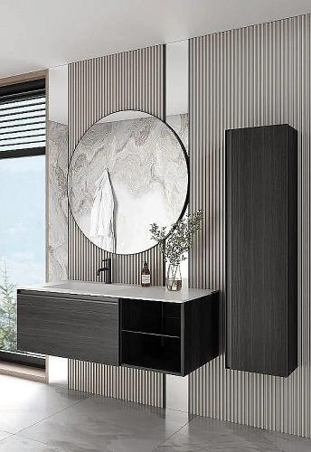 Тумба под раковину Armadi Art QUATRO 6 120см (80+40) OAK ANTHRACITE профиль ANTHRACITE 790-M6-120-OA-A Тумба под раковину Armadi Art QUATRO 6 120см (80+40) OAK ANTHRACITE профиль ANTHRACITE 790-M6-120-OA-A