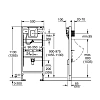Инсталляция для писсуара GROHE Rapid SL (38786001) для ИК-панели или механического смыва Инсталляция для писсуара GROHE Rapid SL (38786001) для ИК-панели или механического смыва