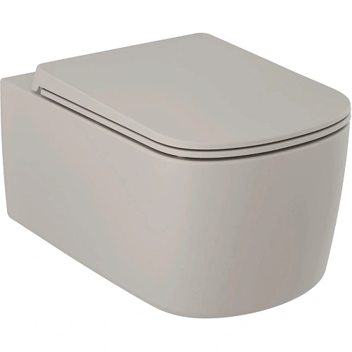 Унитаз подвесной Kludi RESA S 27WCSETO2 керамический с сиденьем Унитаз подвесной Kludi RESA S 27WCSETO2 керамический с сиденьем