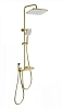 Душевая система Wonzon &amp; Woghand с термостатом, брашированное золото (WW-B4132-A-BG)