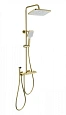 Душевая система Wonzon & Woghand с термостатом, брашированное золото (WW-B4132-A-BG) Душевая система Wonzon & Woghand с термостатом, брашированное золото (WW-B4132-A-BG)