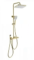 Душевая система Wonzon & Woghand с термостатом, брашированное золото (WW-B4132-A-BG) Душевая система Wonzon & Woghand с термостатом, брашированное золото (WW-B4132-A-BG)