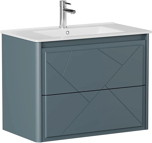 Тумба под раковину Allen Brau Paris 80 1.360001.BGM синий матовый Тумба под раковину Allen Brau Paris 80 1.360001.BGM синий матовый