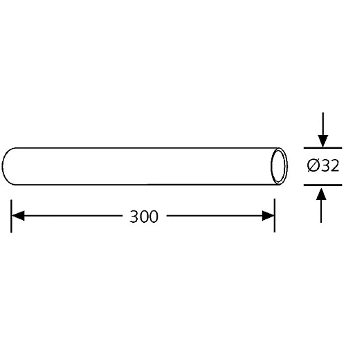 Отводная труба Kludi 84514605-00 Отводная труба Kludi 84514605-00