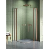 Душевой уголок NEW TRENDY NEW SOLEO COPPER BRUSHED 90x110x195 K-2019 (брашированная медь)