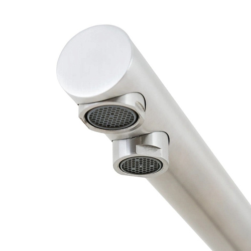 Смеситель для кухни Paini Norda NRPW6433VEB90 с подводом для фильтра, никель Смеситель для кухни Paini Norda NRPW6433VEB90 с подводом для фильтра, никель