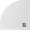 Картинка анонса товара «душевой поддон belbagno uno tray-mr-uno-r-90-550-35-w-no из искусственного мрамора с сифоном»
