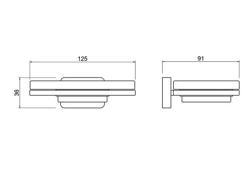 Мыльница Aquatek ЛИБРА AQ4303CR хром Мыльница Aquatek ЛИБРА AQ4303CR хром