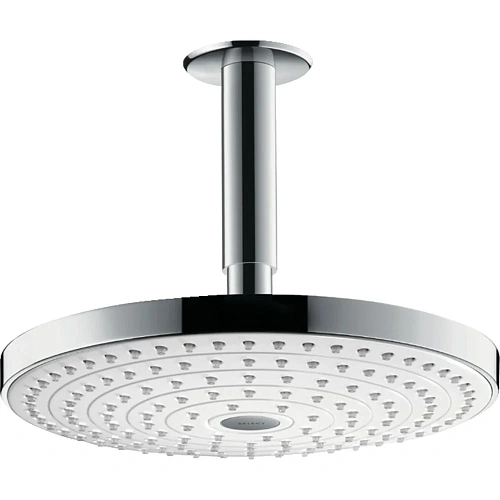 Верхний душ hansgrohe Raindance Select S 240 2jet потолочный, белый/хром 26467400 Верхний душ hansgrohe Raindance Select S 240 2jet потолочный, белый/хром 26467400