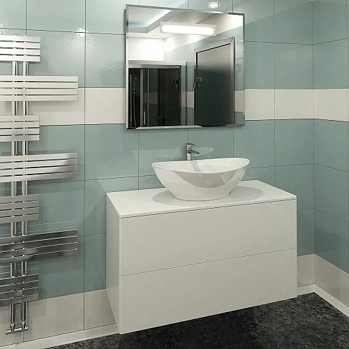 Тумба под раковину Orange Otto Ot-100TuGLASS подвесная, столешница стекло/МДФ Тумба под раковину Orange Otto Ot-100TuGLASS подвесная, столешница стекло/МДФ