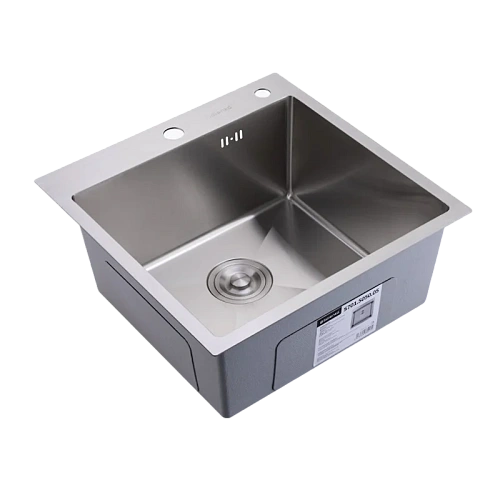 Кухонная мойка Splenka S701.5050.05 из нержавеющей стали в базу от 50см, сатин Кухонная мойка Splenka S701.5050.05 из нержавеющей стали в базу от 50см, сатин