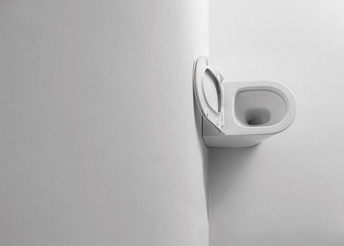 Унитаз приставной CeramaLux 3178 белый с крышкой микролифт Унитаз приставной CeramaLux 3178 белый с крышкой микролифт