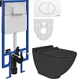 Комплект Унитаз подвесной STWORKI Rotenburg SWH52 безободковый + Система инсталляции для унитазов ST 555250 Комплект Унитаз подвесной STWORKI Rotenburg SWH52 безободковый + Система инсталляции для унитазов ST 555250
